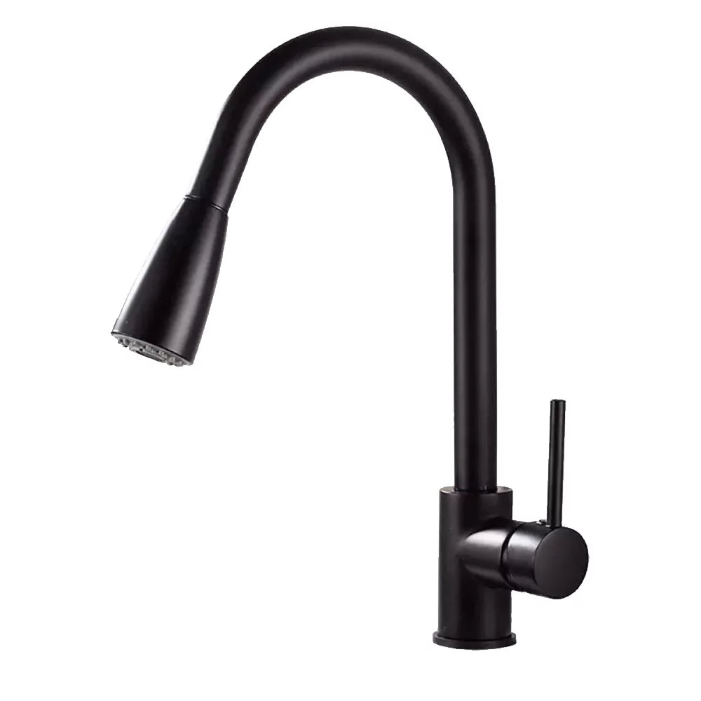 Torneira para Cozinha Gourmet em Aço Misturador Monocomando Extensível