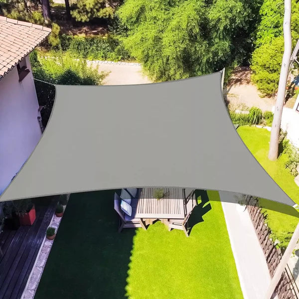 Toldo Retangular Colorido Lona Impermeável para Varanda e Garagem Carros com Proteção UV
