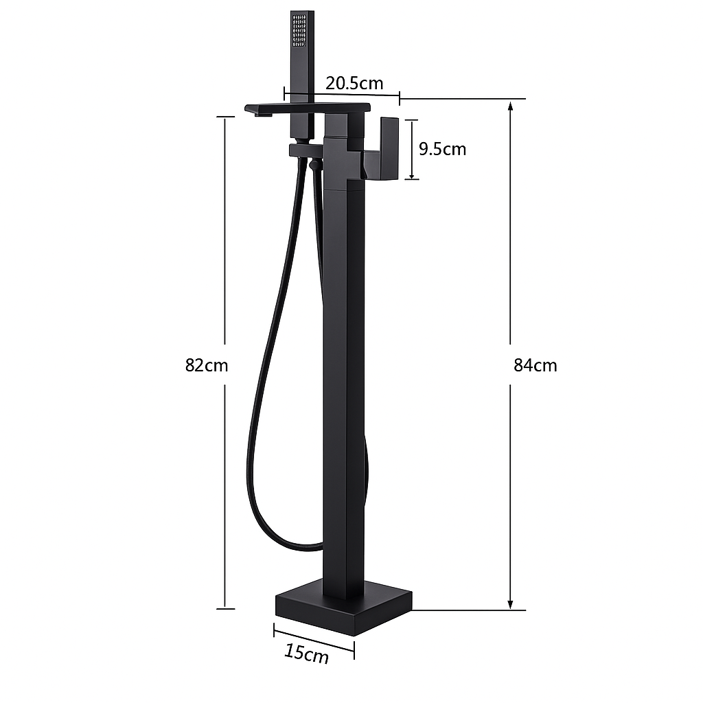 Misturador Monocomando para Torneira Banheira de Piso