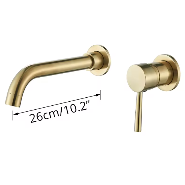 Torneira Banheira Monocomando de Parede Banheiro com Misturador - Royale