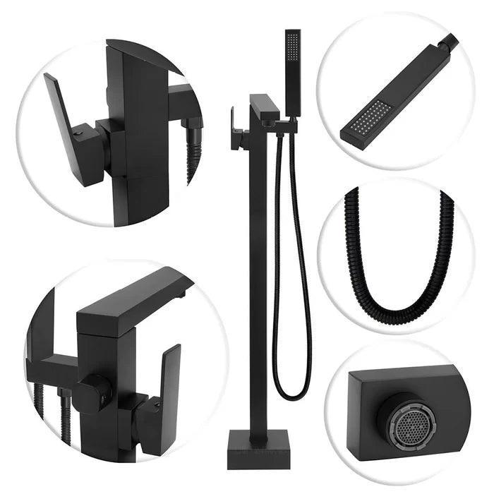 Misturador Monocomando para Banheira de Piso com Design Elegante - Unique