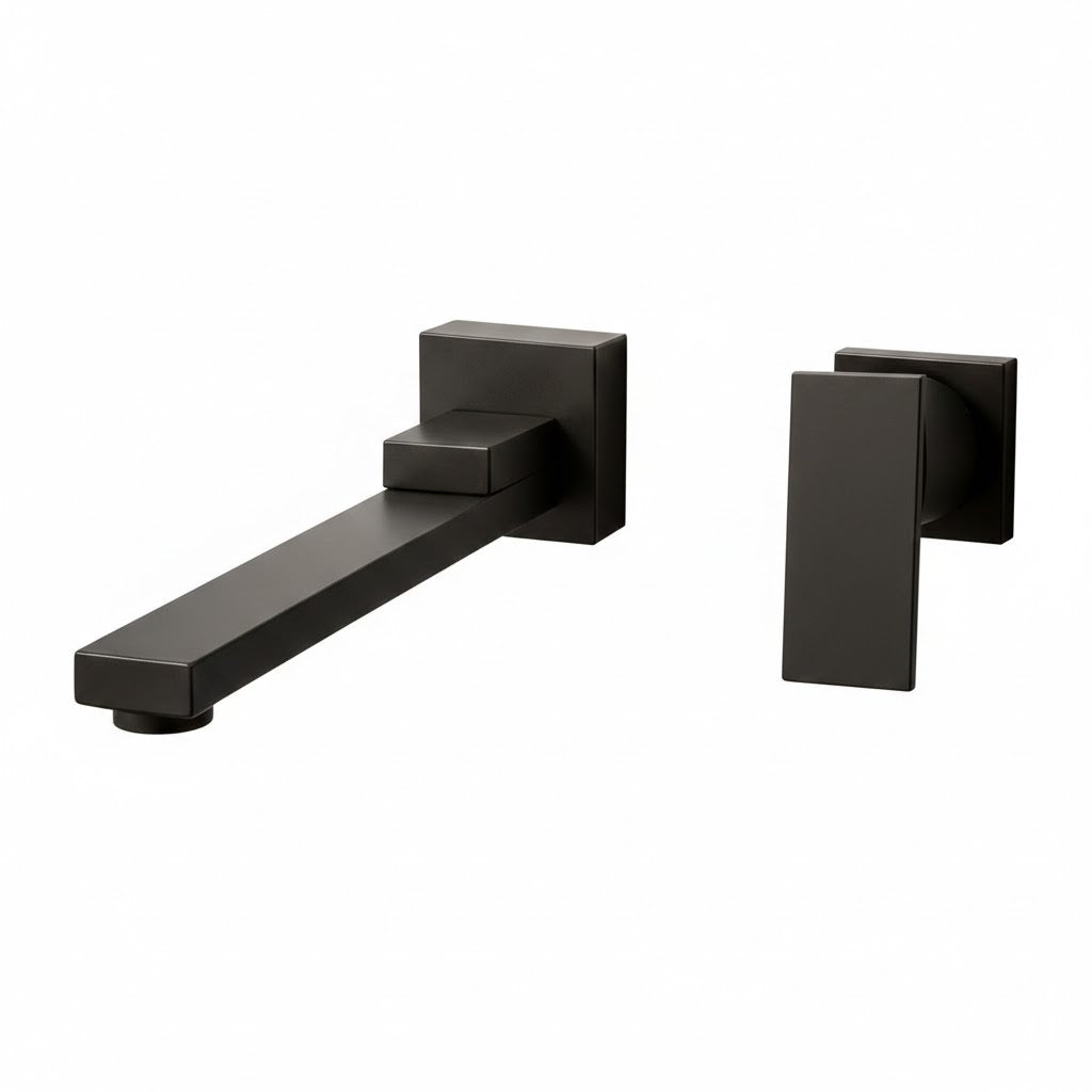 Misturador de Parede Misturador com Bico Giratório para Pia - Água Quente e Fria