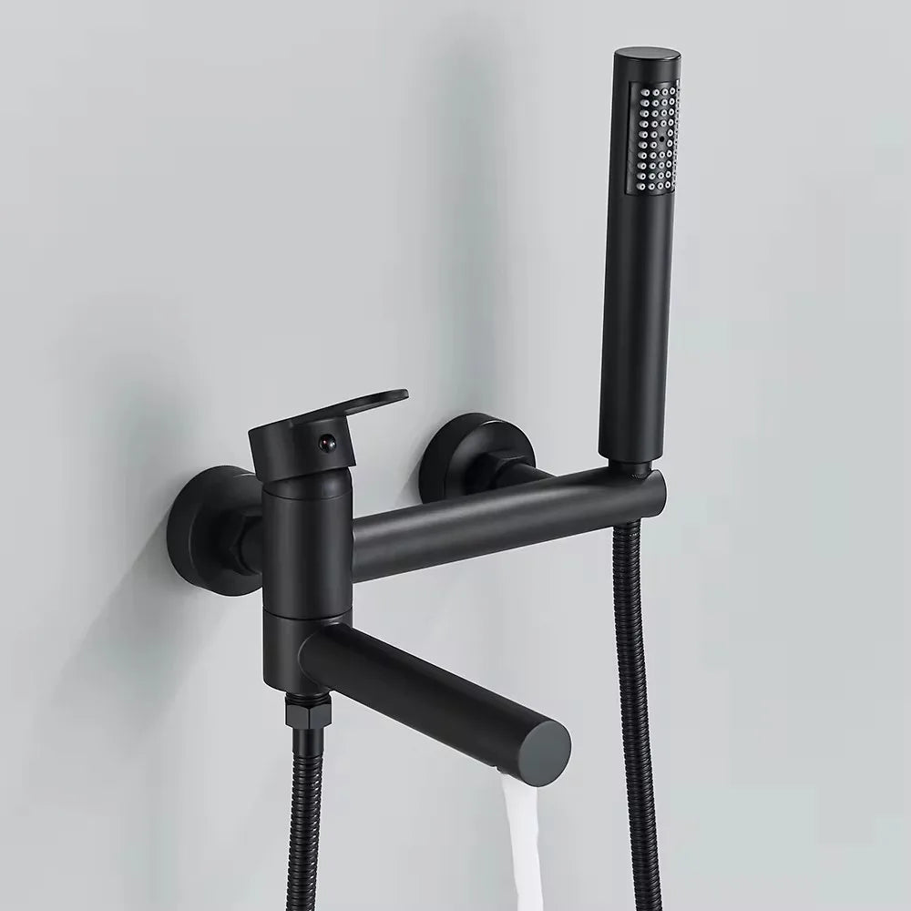 Torneira de Parede para Banheira Monocomando Ducha Manual