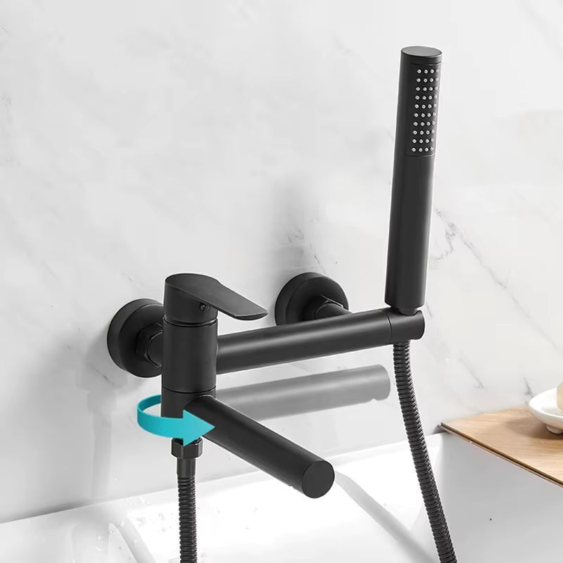 Torneira de Parede para Banheira Monocomando Ducha Manual