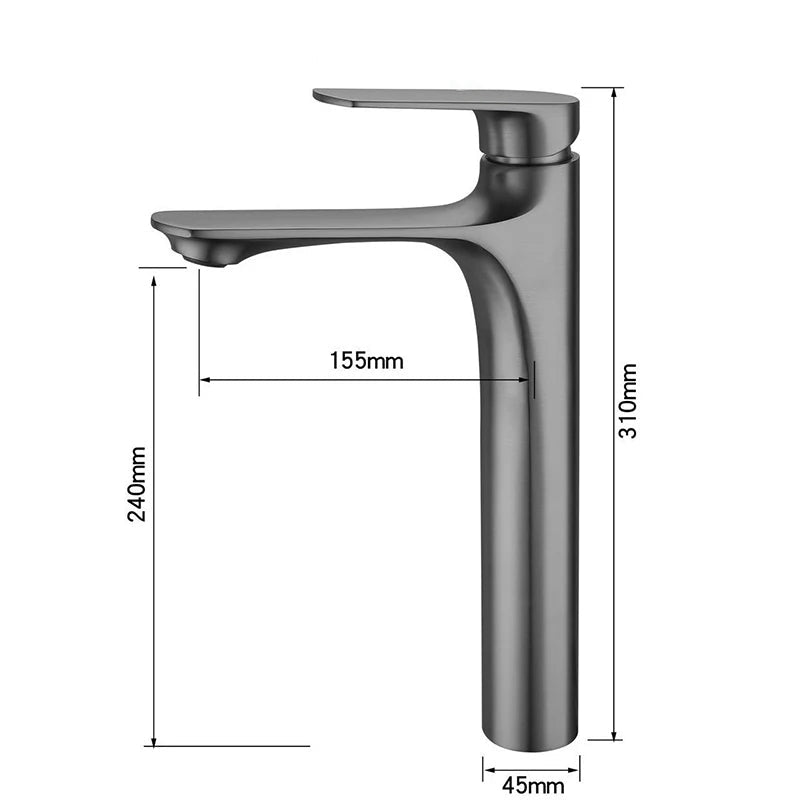 Torneira Monocomando de Bancada para Banheiro e Lavabo