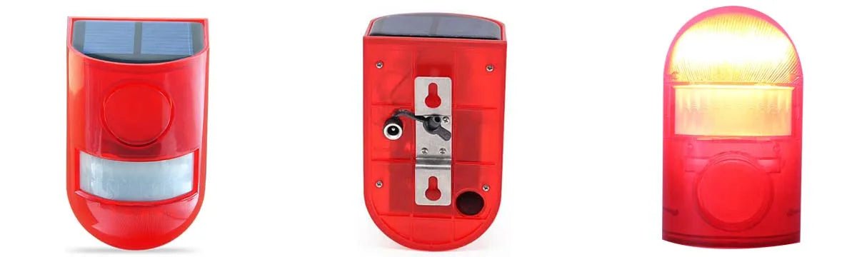 Alarme Sirene Solar de Segurança com Sensor de Movimento e Alarme 129dB - SunAlert - Unique