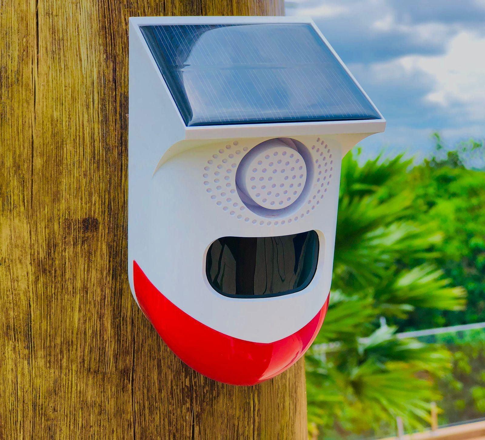 Alarme Solar Inteligente com Conectividade WiFi Tuya Detecção Automática - Unique