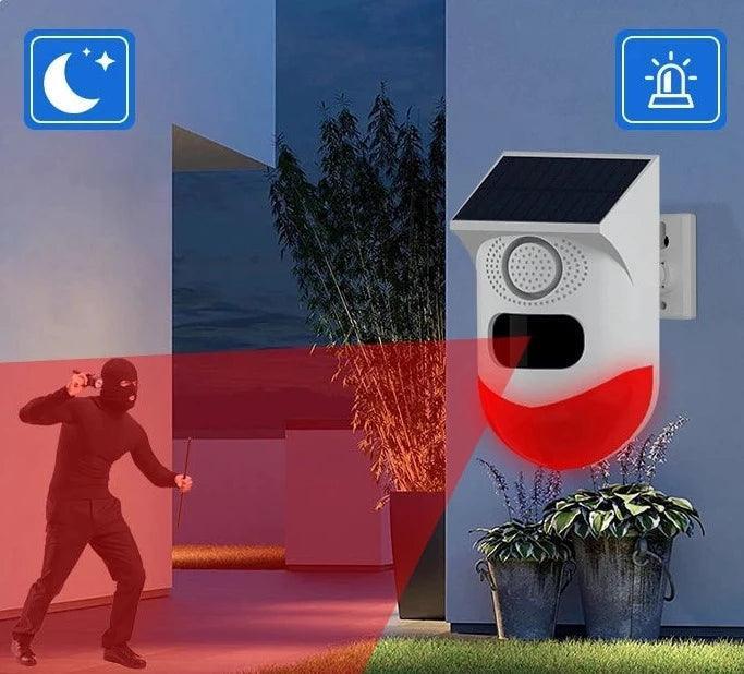 Alarme Solar Inteligente com Conectividade WiFi Tuya Detecção Automática - Unique