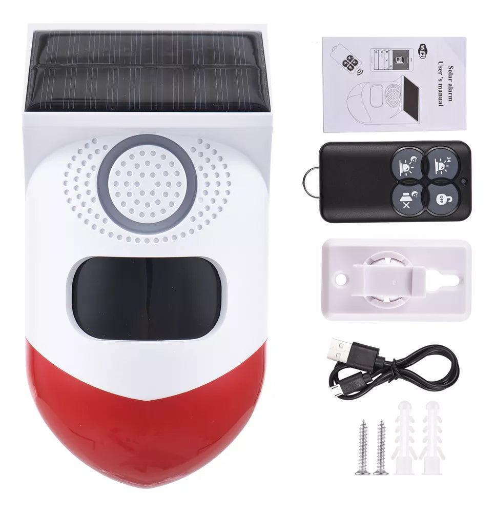Alarme Solar Inteligente com Conectividade WiFi Tuya Detecção Automática - Unique