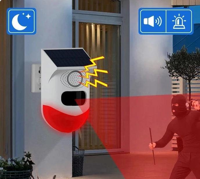 Alarme Solar Inteligente com Conectividade WiFi Tuya Detecção Automática - Unique
