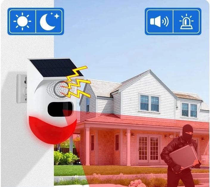 Alarme Solar Inteligente com Conectividade WiFi Tuya Detecção Automática - Unique