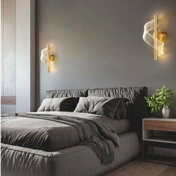 Arandela de Parede em Espiral Nórdico Iluminação Moderna - Unique