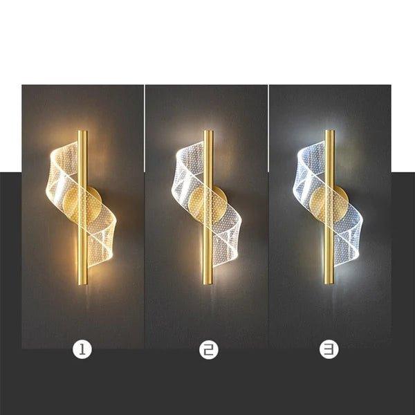 Arandela de Parede em Espiral Nórdico Iluminação Moderna - Unique