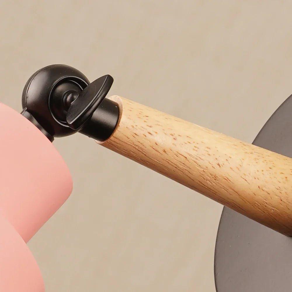 Arandela de Parede Interna com Acabamento em Madeira Design Minimalista - Unique