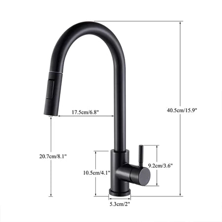 Torneira para Cozinha Gourmet Misturador Monocomando Extensível