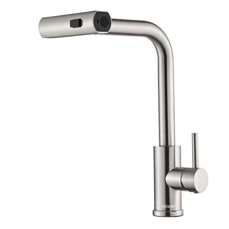 Torneira Cozinha Gourmet 360° em Aço Inox com Modos de Fluxo