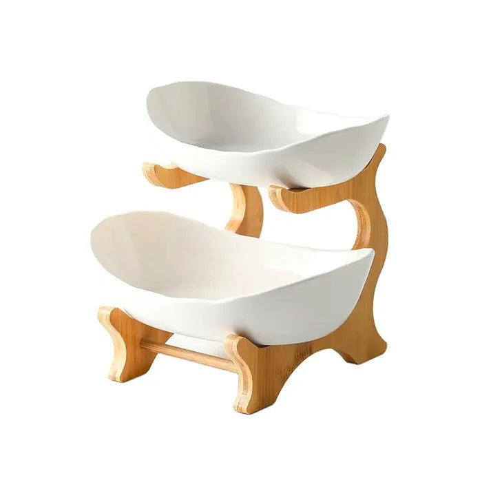 Fruteira de Mesa Moderna em Bambu para Decoração e Organização - Unique