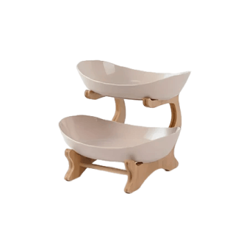 Fruteira de Mesa Moderna em Bambu para Decoração e Organização - Unique