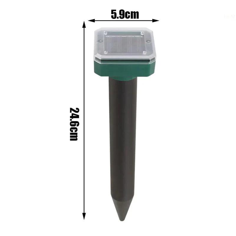 Kit Repelente Solar Ultrassônico à Prova d'Água - Afasta Ratos, Cobras, Insetos e Pombos - Unique