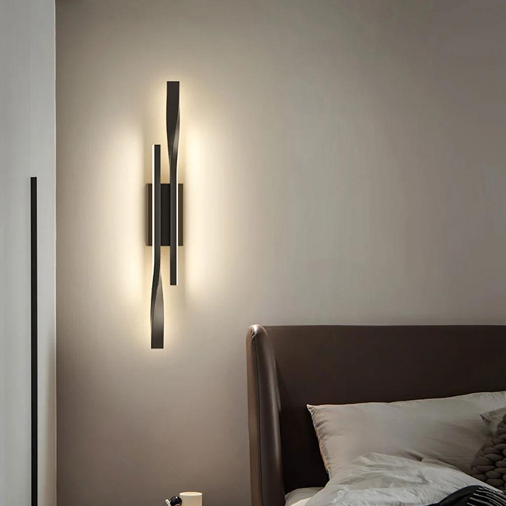 Luminária de Parede Longa Luxo com Design Moderno para Decoração - Unique