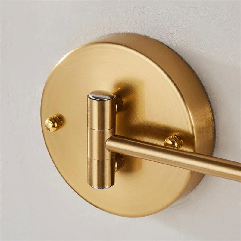 Luminária de Parede Nórdica Dobrável Ajustável para Quarto - Unique