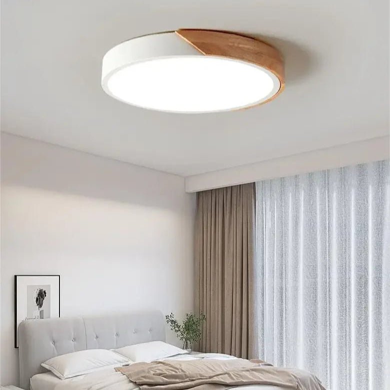 Luminária Plafon de Teto Redonda Led - Estilo Nórdico - Unique