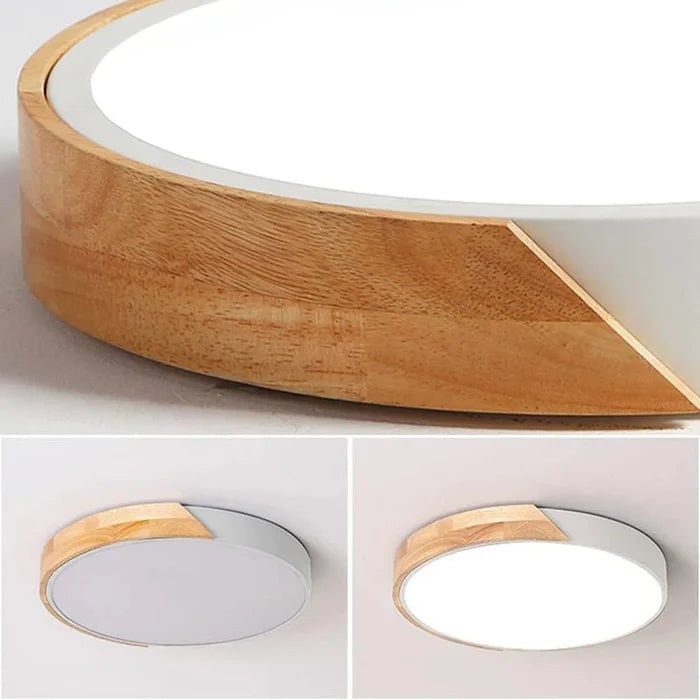 Luminária Plafon de Teto Redonda Led - Estilo Nórdico - Unique