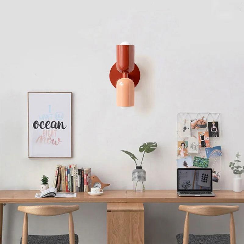 Luz Arandela de Parede Dupla com Estilo Minimalista e Moderno - Unique