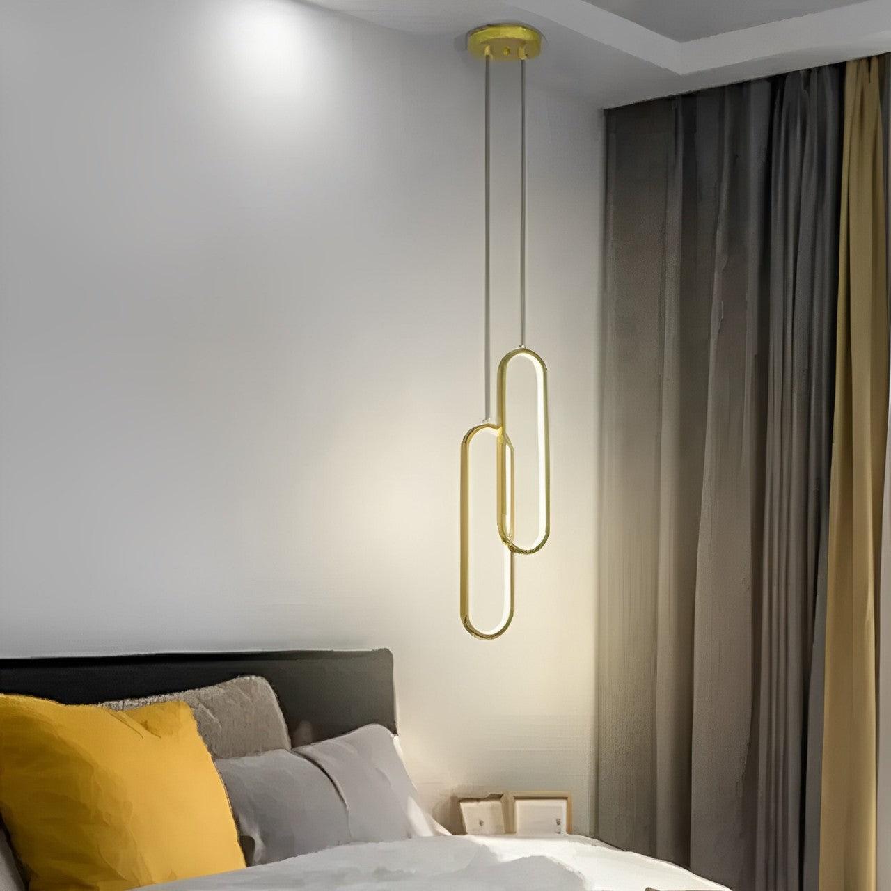 Pendente Minimalista 2 Cabeças para Casa Decoração de Quarto Banheiro e Sala - Unique