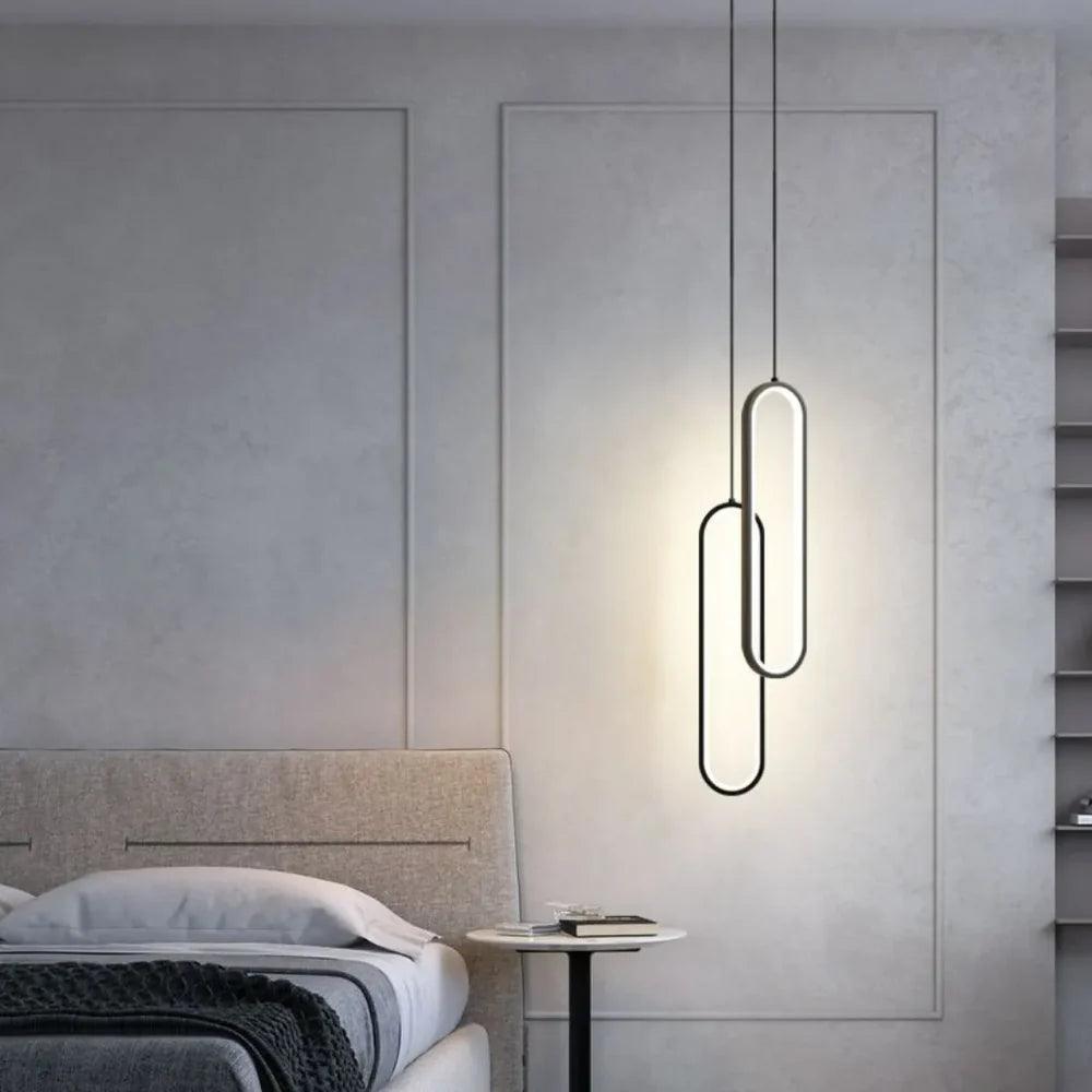 Pendente Minimalista 2 Cabeças para Casa Decoração de Quarto Banheiro e Sala - Unique