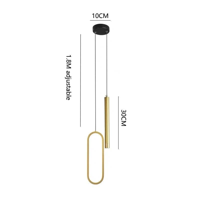 Pendente Minimalista para Casa Decoração de Quarto Banheiro e Sala - Unique