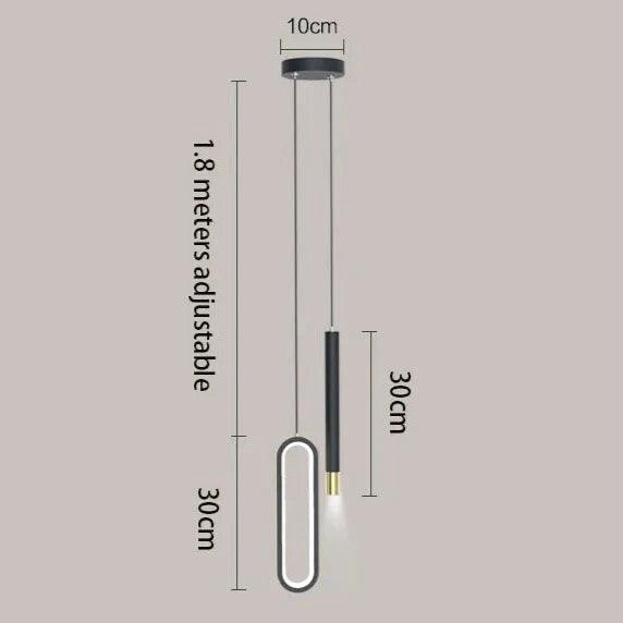 Pendente Minimalista para Casa Decoração de Quarto Banheiro e Sala - Unique