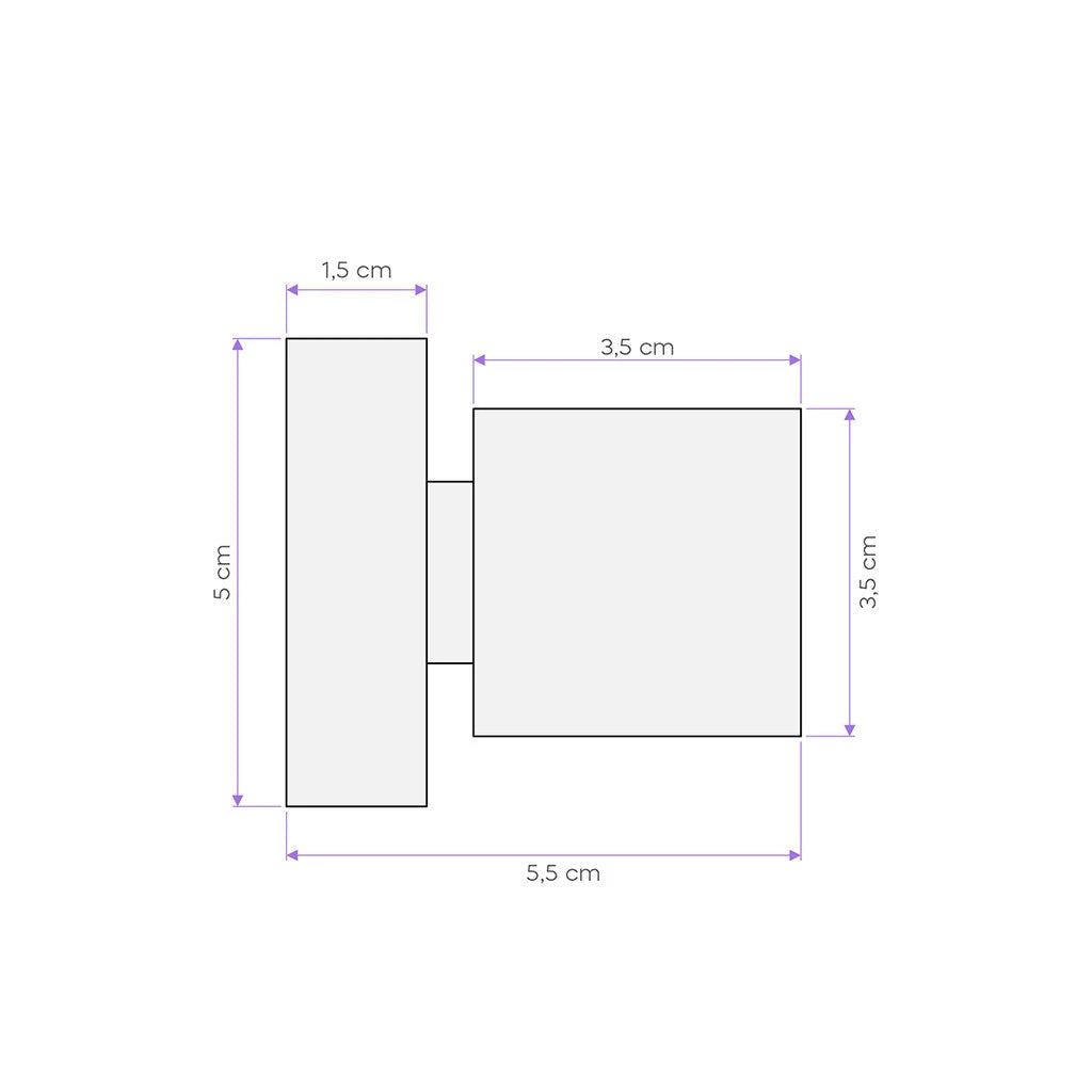 Acabamento de Registro Chuveiro e Geral - Padrão Deca 1/2" e 3/4"