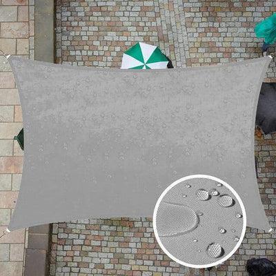 Toldo Portátil Impermeável Retangular com Proteção UV + 4 Cordas de Brinde para Instalação - Unique