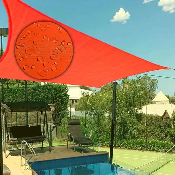 Toldo Portátil Impermeável Retangular com Proteção UV + 4 Cordas de Brinde para Instalação - Unique