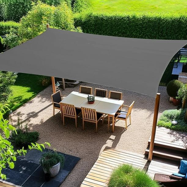 Toldo Portátil Impermeável Retangular com Proteção UV + 4 Cordas de Brinde para Instalação - Unique