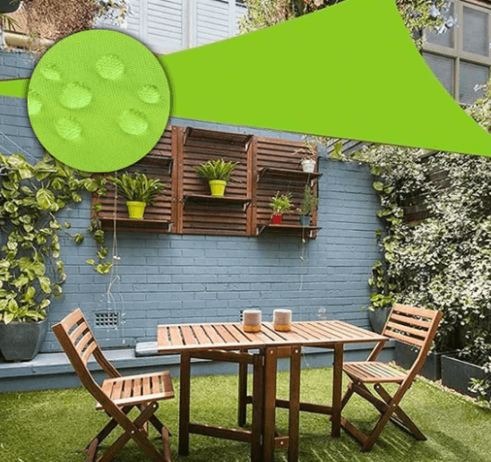 Toldo Triangular Impermeável com Proteção UV + 3 Cordas de Brinde para Instalação - Unique