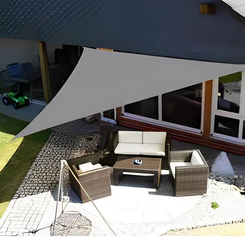 Toldo Triangular Impermeável com Proteção UV + 3 Cordas de Brinde para Instalação - Unique
