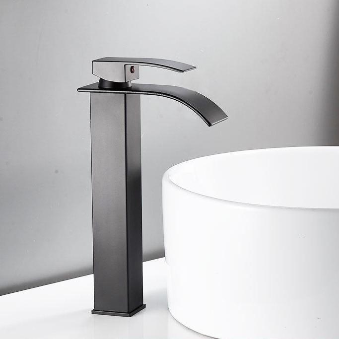 Torneira de Bancada para Banheiro e Lavabo Bica Alta com Cascata Elegante - Unique