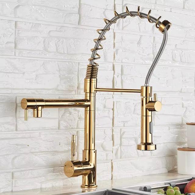 Torneira de Cozinha Gourmet Instalação na Bancada com Bico Giratório - Unique