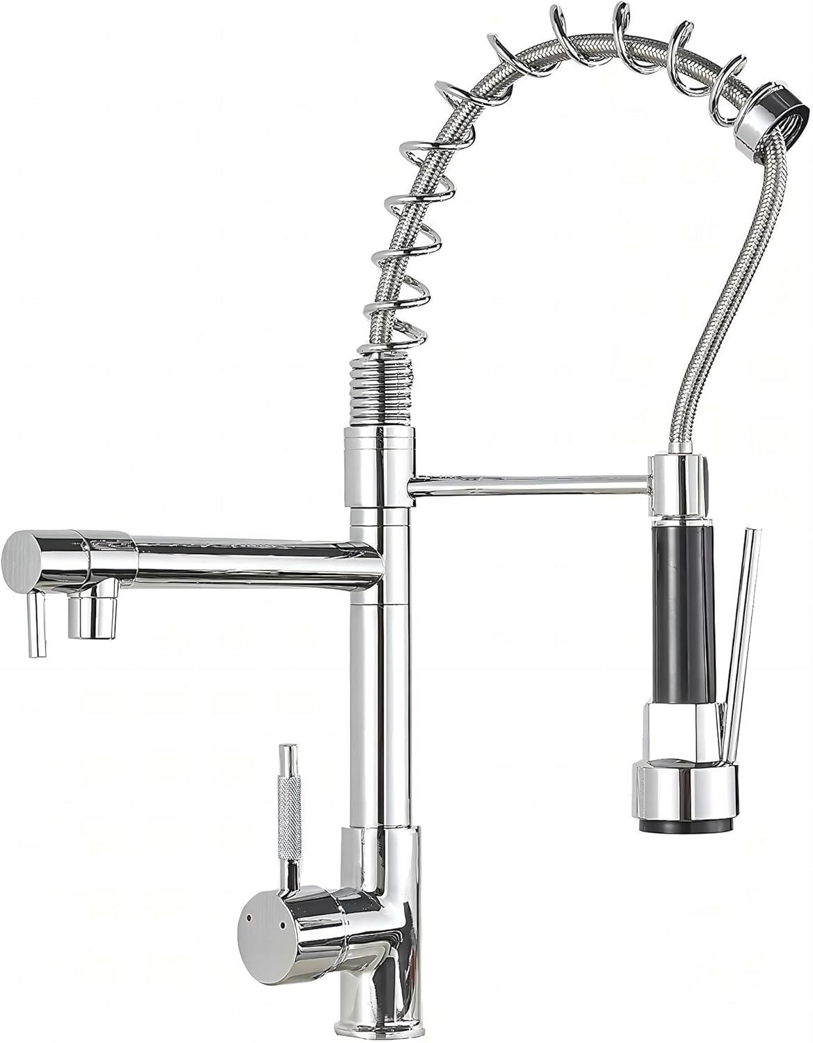 Torneira de Cozinha Gourmet Instalação na Bancada com Bico Giratório - Unique