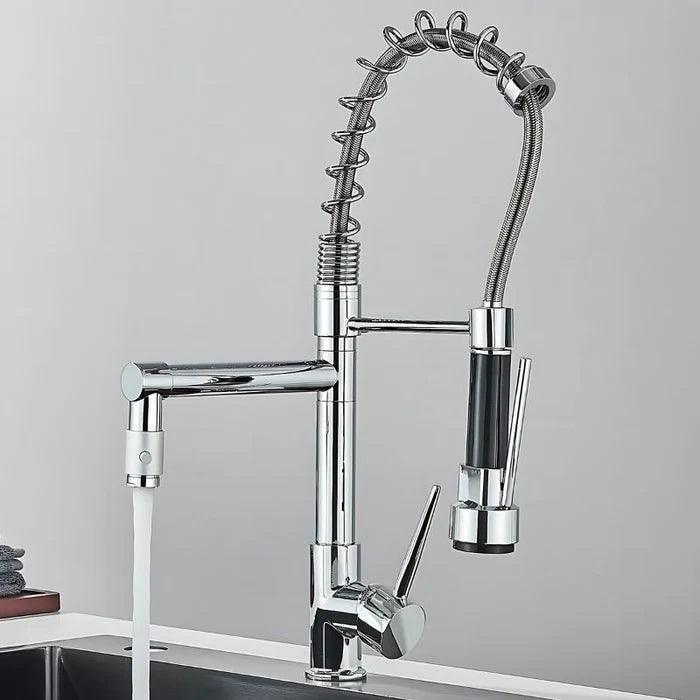 Torneira de Cozinha Gourmet Instalação na Bancada com Bico Giratório - Unique