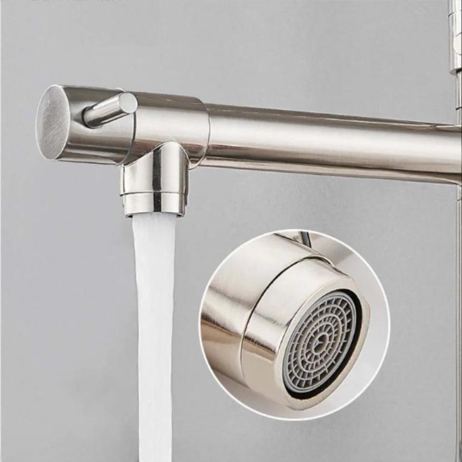 Torneira de Cozinha Gourmet Instalação na Bancada com Bico Giratório - Unique