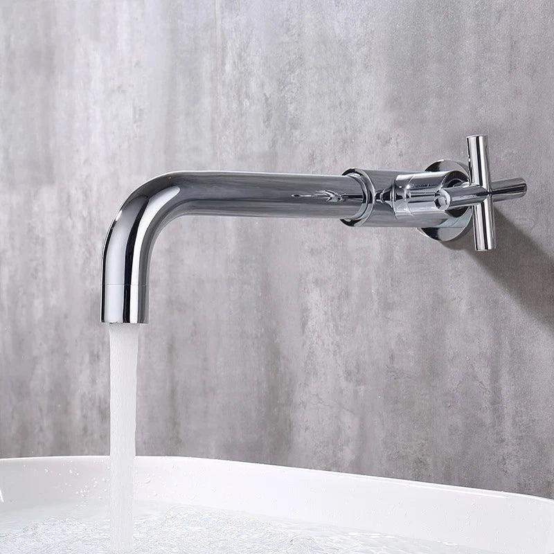 Torneira de Parede em Aço Inoxidável para Banheiro e Lavabo - Unique