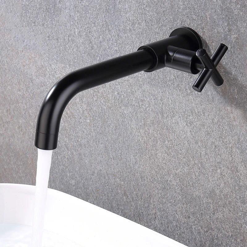 Torneira de Parede em Aço Inoxidável para Banheiro e Lavabo - Unique