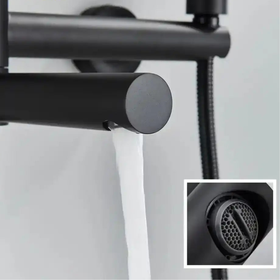 Torneira de Parede para Banheira Monocomando Ducha Manual