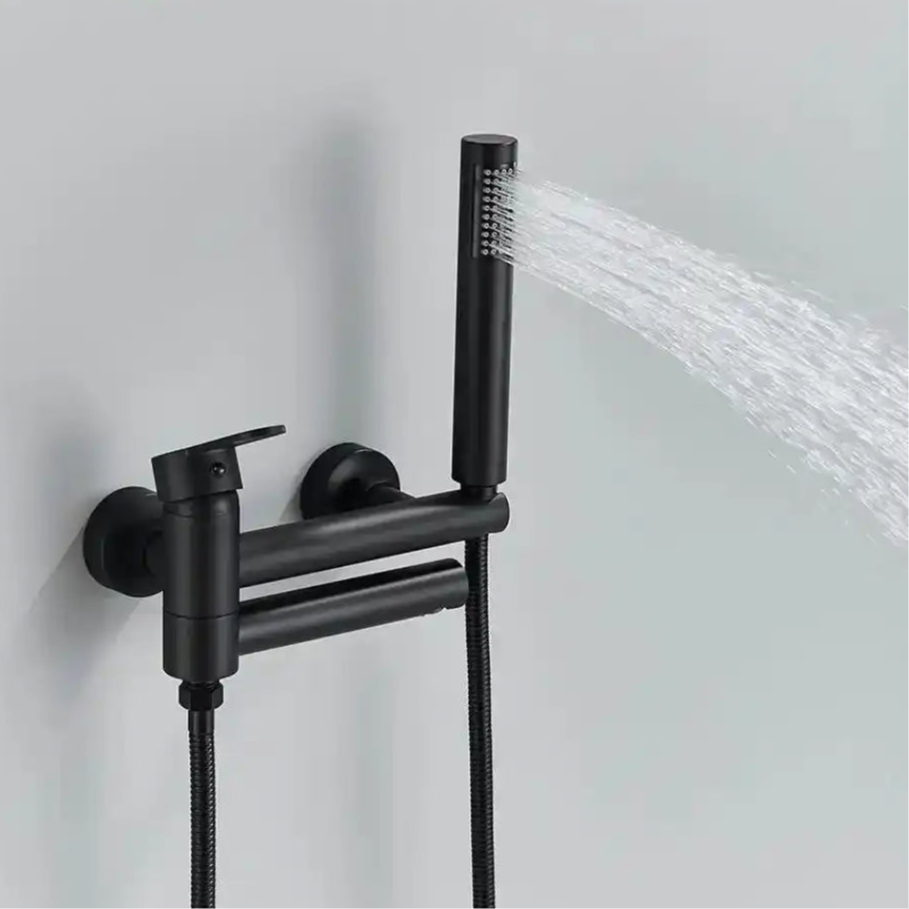 Torneira de Parede para Banheira Monocomando Ducha Manual