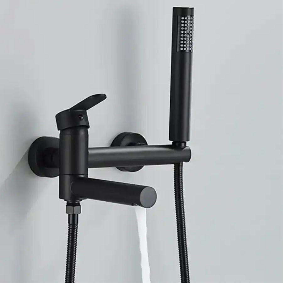 Torneira de Parede para Banheira Monocomando Ducha Manual