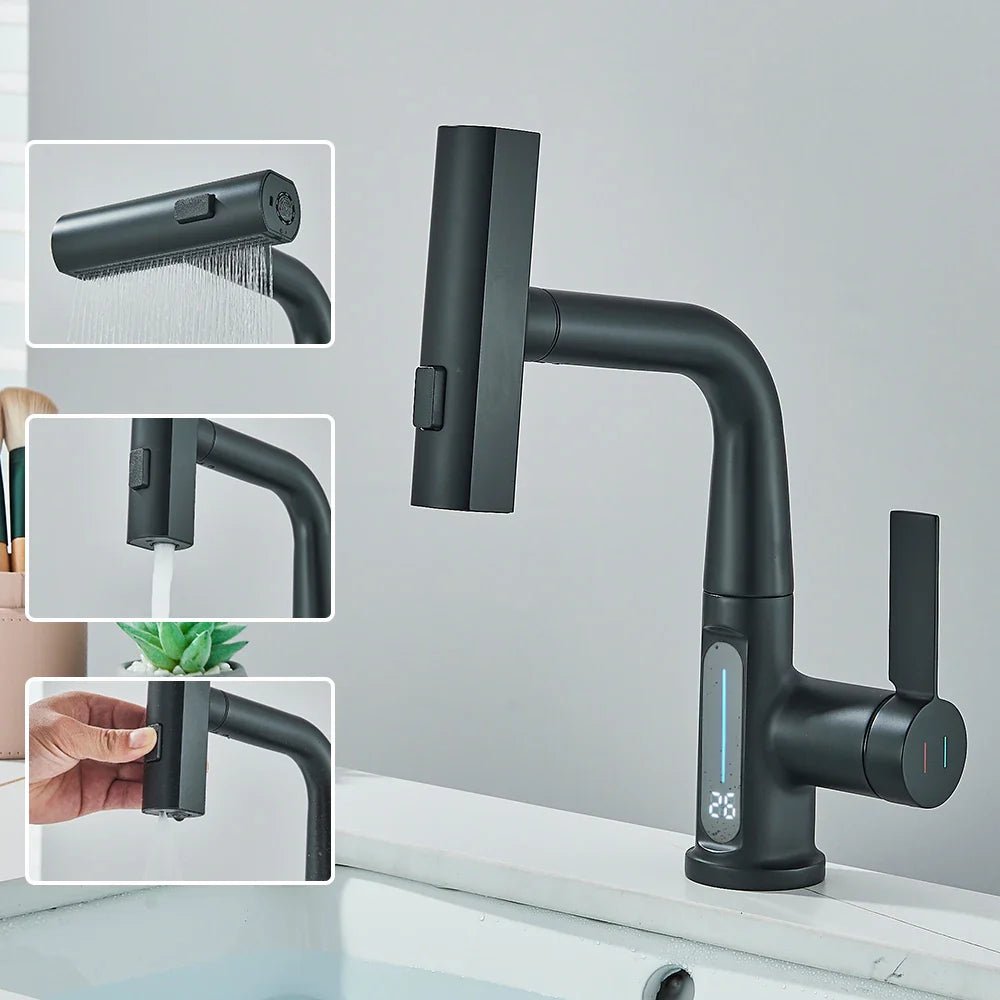 Torneira Gourmet Com Display Sensor De Temperatura Digital - Unique