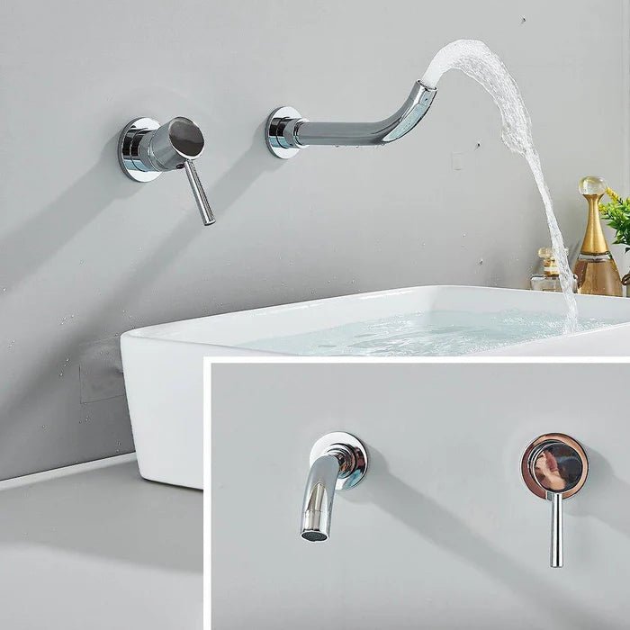 Torneira Monocomando de Parede Banheiro com Misturador - Royale - Unique